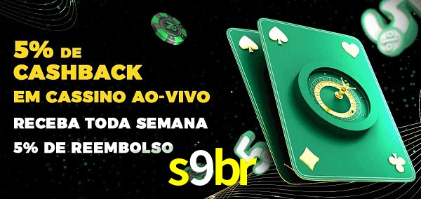 Promoções do cassino ao Vivo s9br